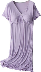 Nursing dress, maternity robe, comfortable loungewear for nursing