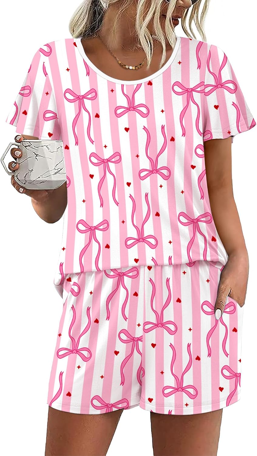 Women's Summer Pajama Set Lightweight Comfortable Sleepwear
