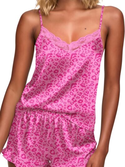 Women's Camisole Pajama Set Soft Comfortable Lingerie Sleepwear