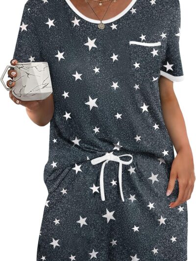 Women's Comfortable Loungewear Set Soft Relaxed Sleepwear